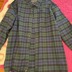 Pladra Fish Print Button-Up Shirt